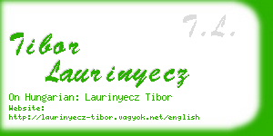 tibor laurinyecz business card